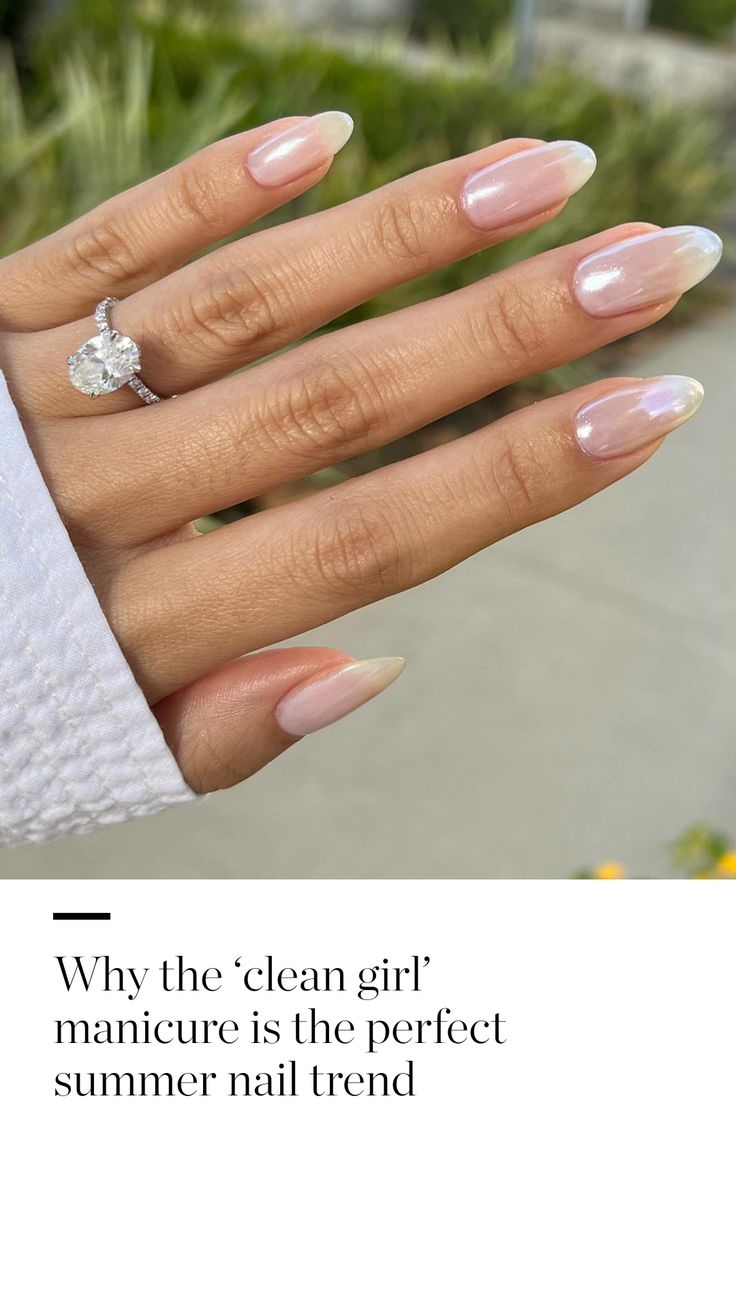 The Clean Girl Nails Trend