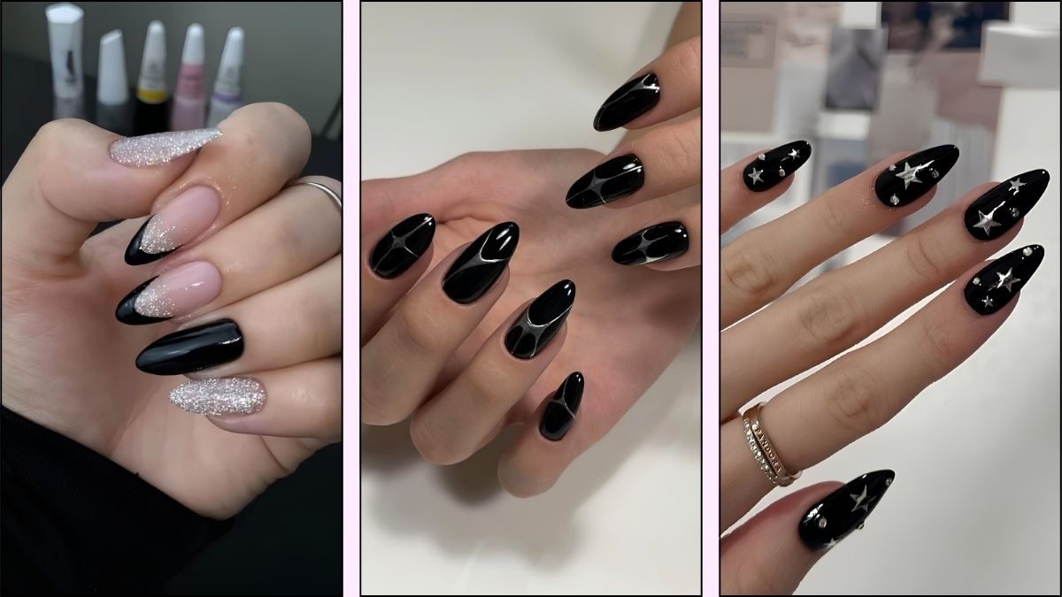 These 15 Black And Silver Nail Ideas Are Total Showstoppers