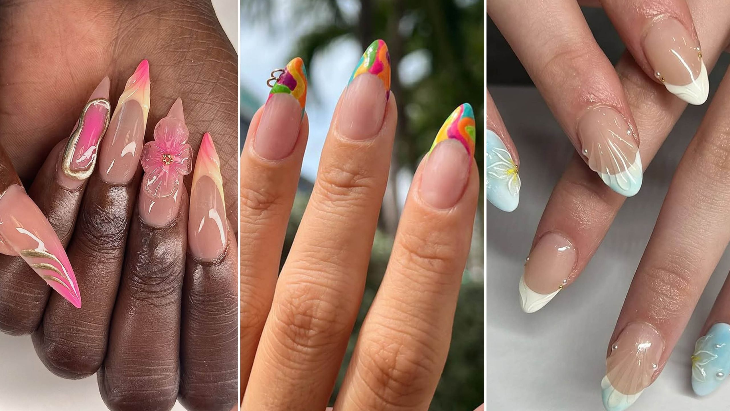 This Summer s Best Nail Art Trends Scream The Beach Is That Way Allure