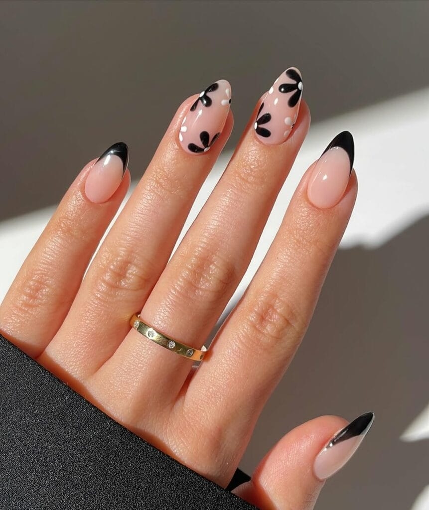 french tips nail designs