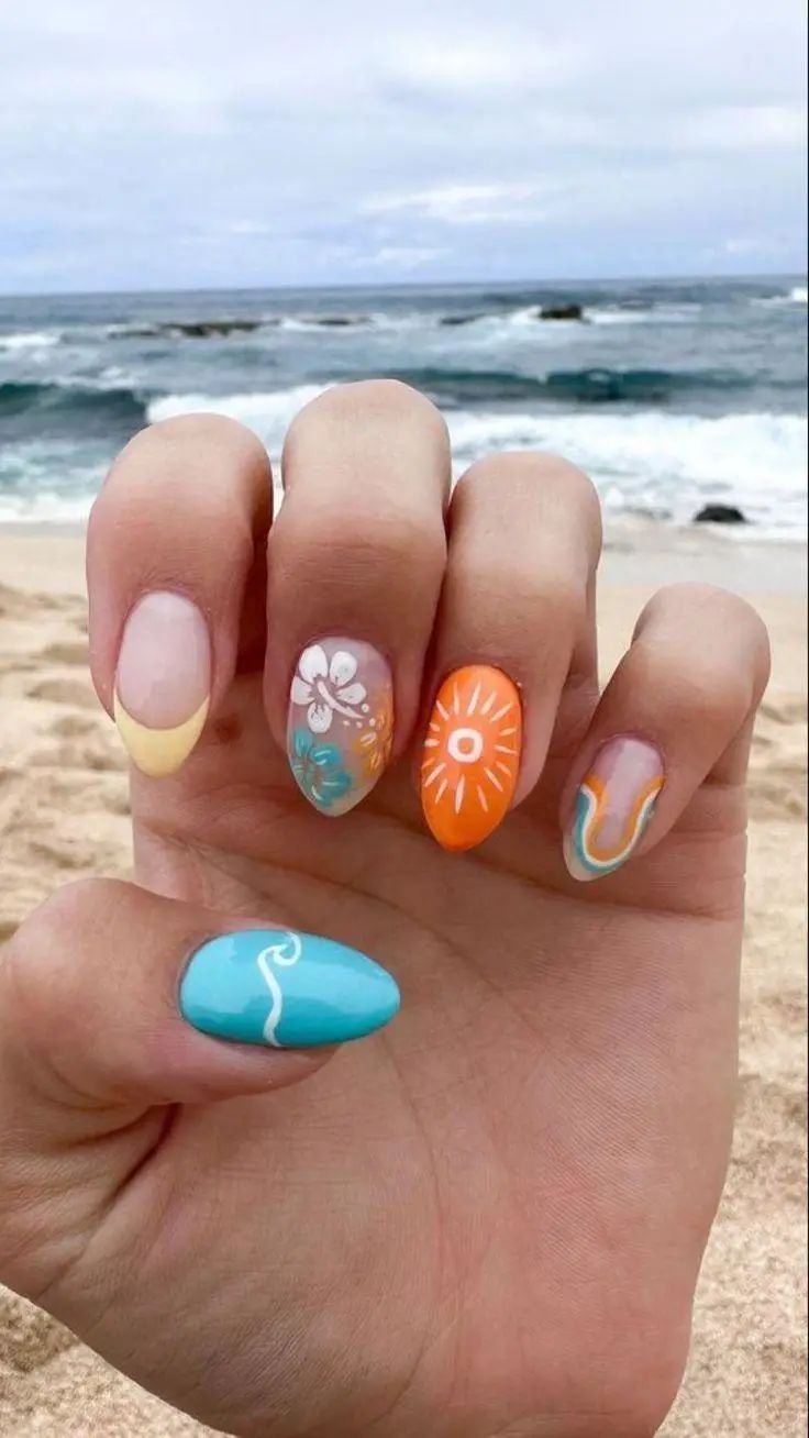 Tropical Nail Art 18 Hawaiian Inspired Summer Designs For Elegant Style