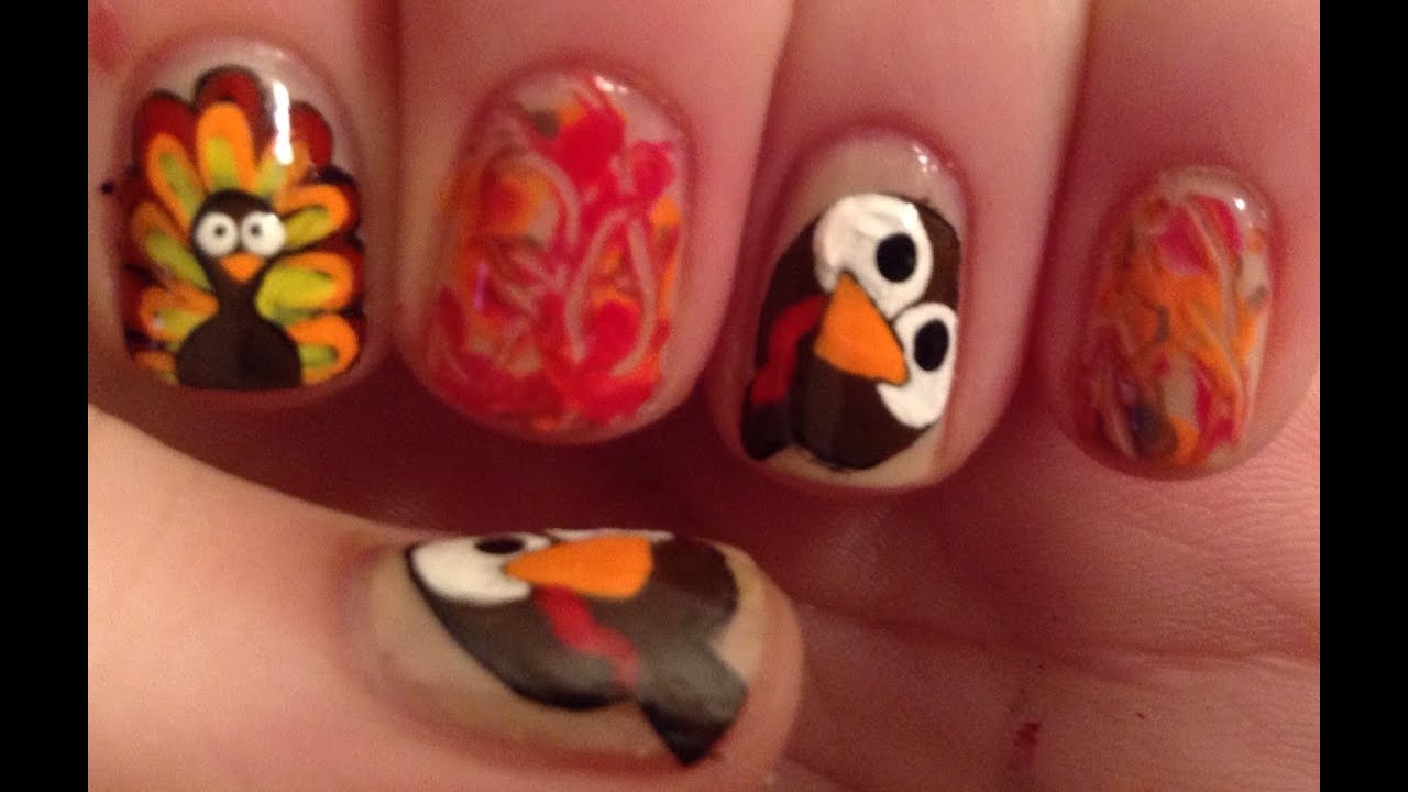 Turkey Nail Art Tutorial YouTube
