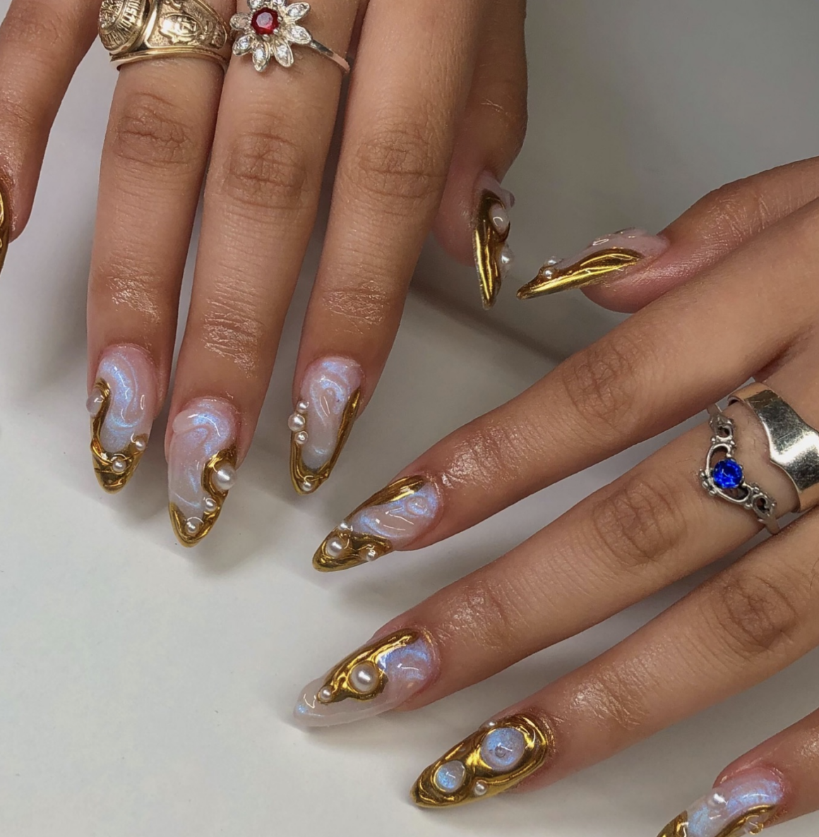 Turning Classic And Modern With 27 Nail Designs With Pearls Nailz In Bloom
