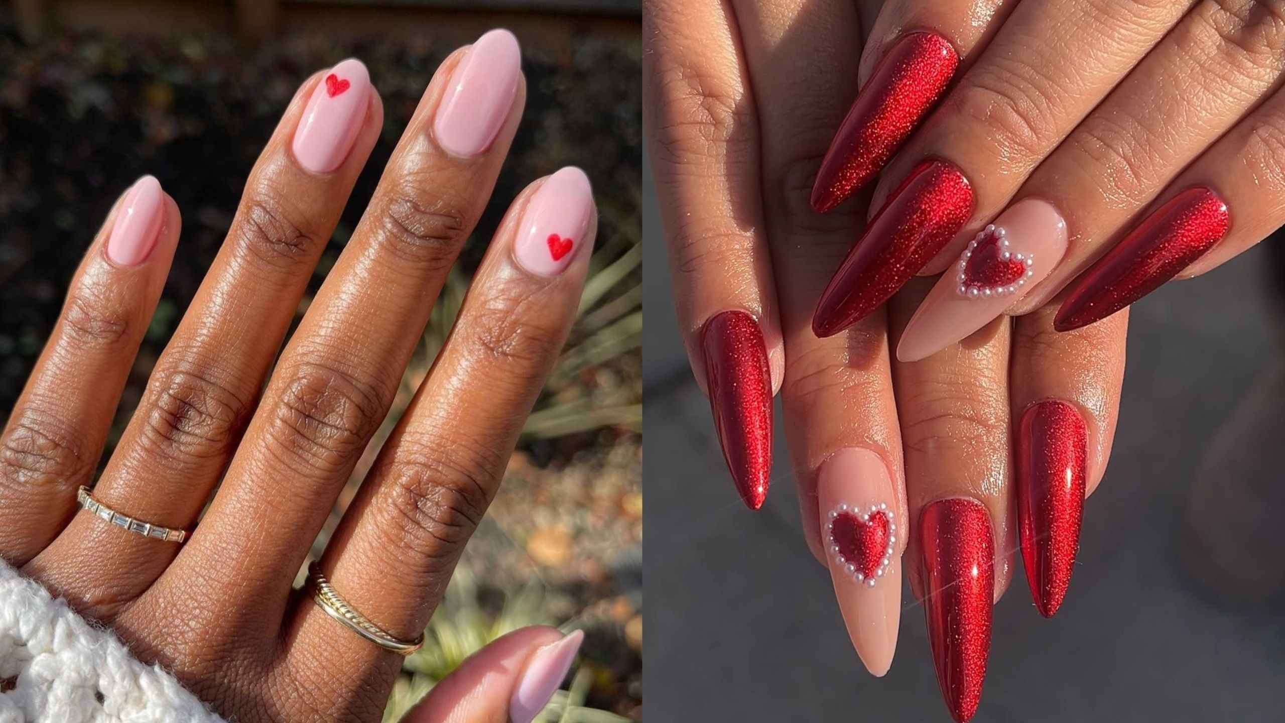Valentine s Day Nails 63 Romantic Nail Art Ideas For 2025 Glamour