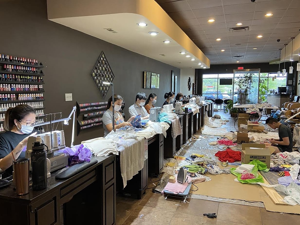 Vietnamese owned Nail Salons Donate Thousands Of Masks Gloves More To Hospitals