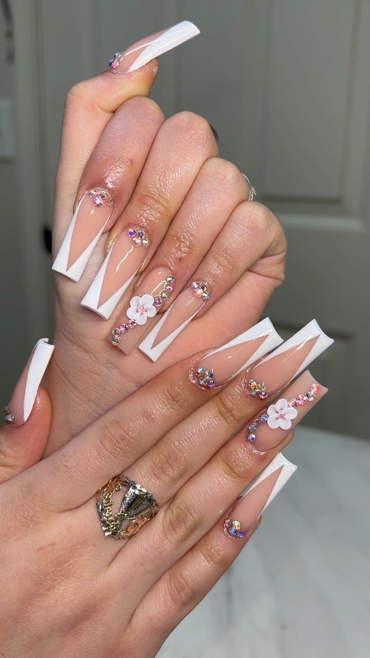 Watch This Reel By Glamxniicole On Instagram Nails Tapered Square Nails Long Nails