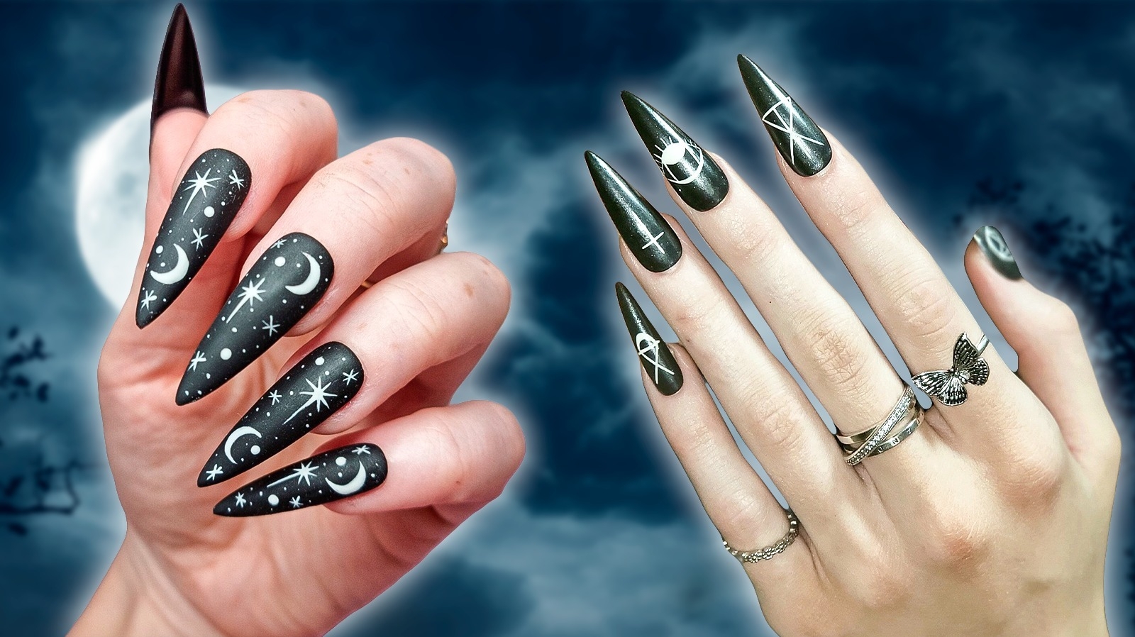 Witchy Nail Inspo To Embrace Goth Style For Spooky Season Or Year Round 