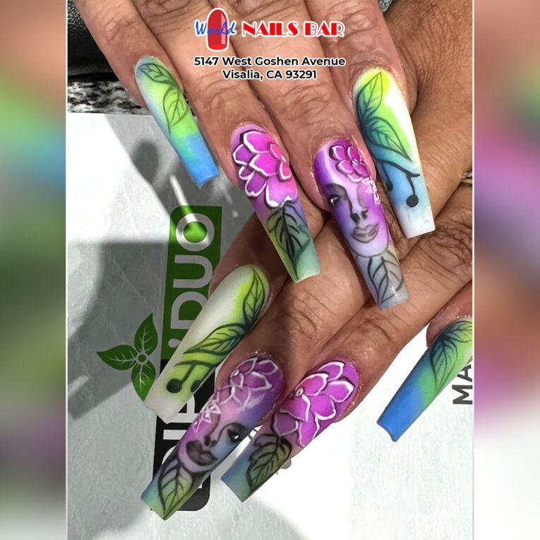 World Nail Bar Nail Salon In Visalia CA 93291