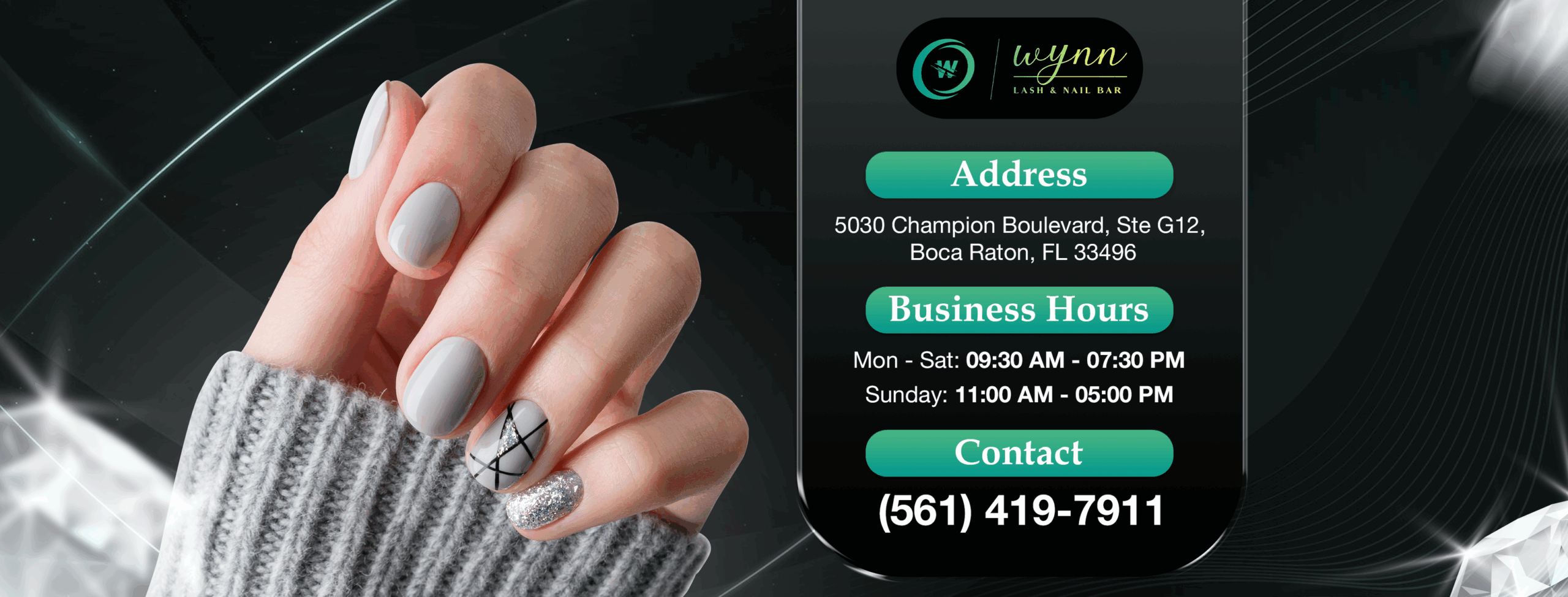 Wynn Lash Nail Bar Best Nail Salon Boca Raton Fl 33496