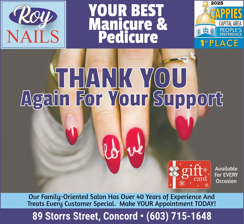 Your Best Manicure Pedicure Roy Nails Concord NH