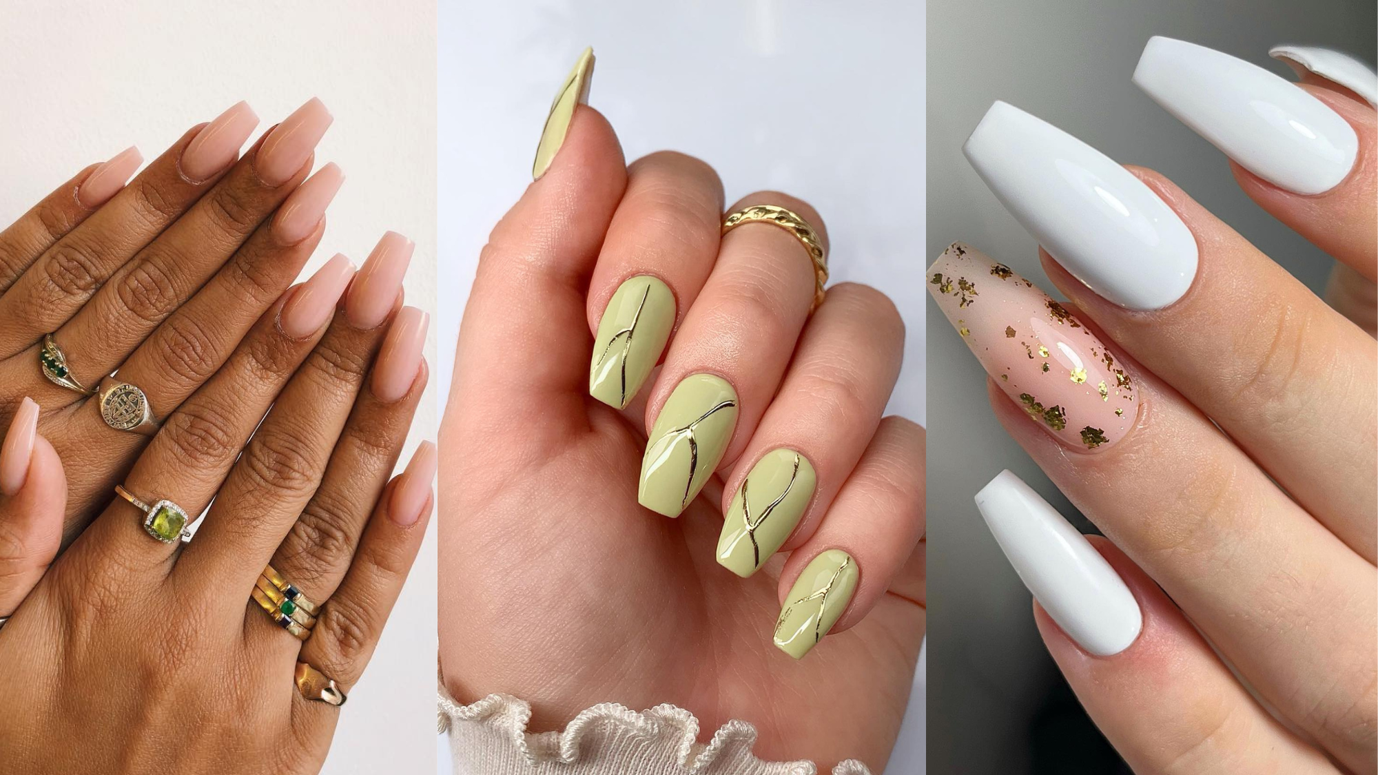 27 Designs Celebrity Manicurists Love On Coffin Shaped Nails Who What Wear