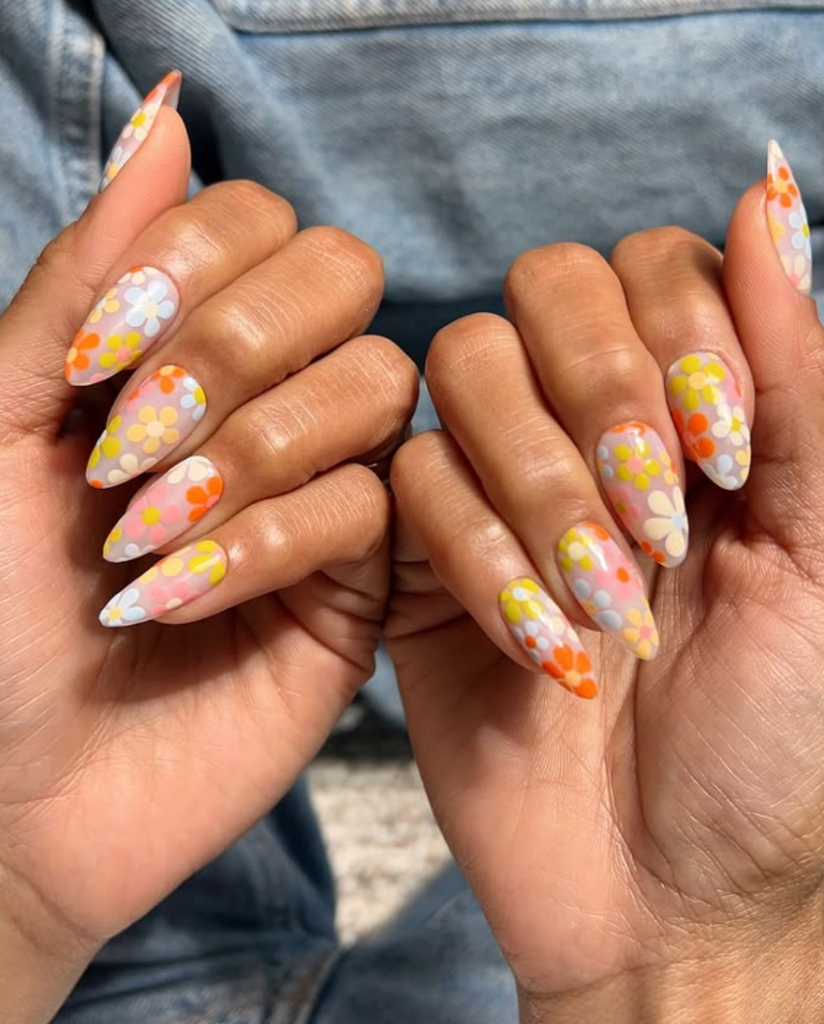 spring nails 2026 trends flower