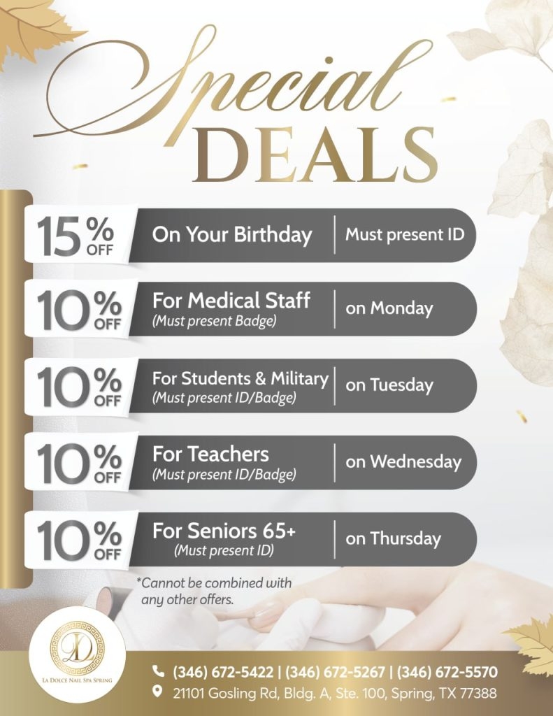 la dolce nail spa spring